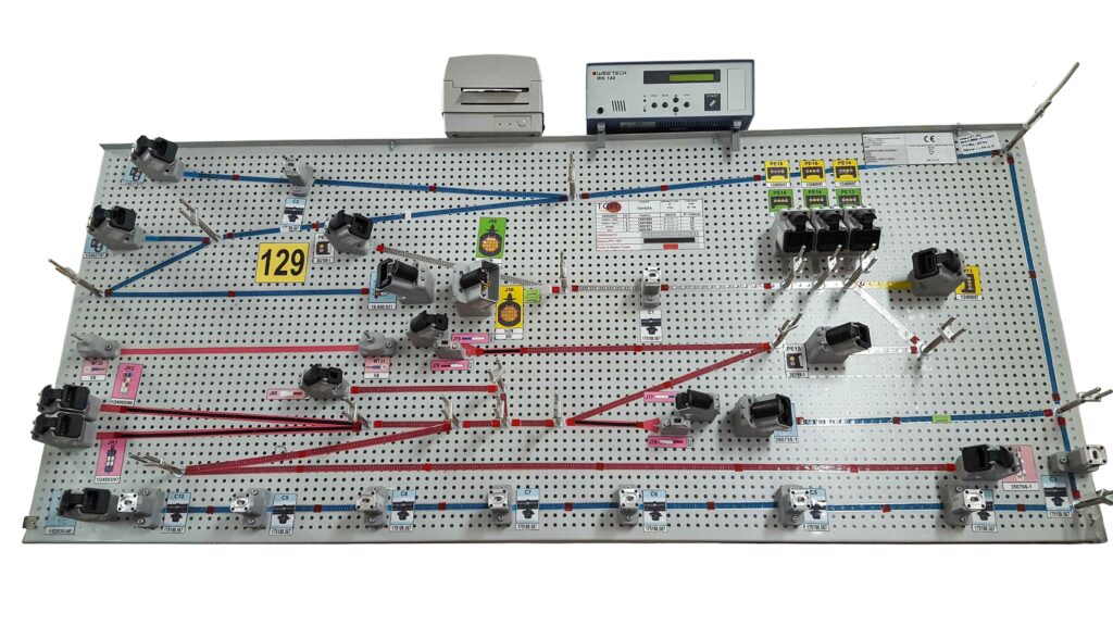 Cablaggi elettrici - Tavole di stesura e collaudo elettrico